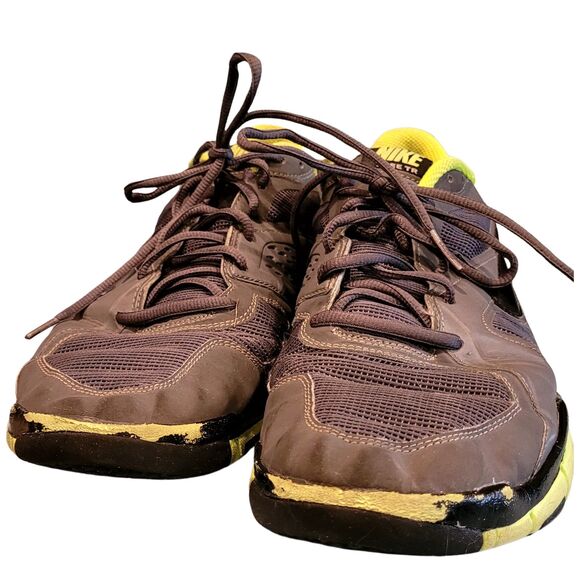 Nike Free TR Gray Yellow Track Running Shoe Fitness Trainer Tennis Shoe 11.5 Men - Picture 2 of 7